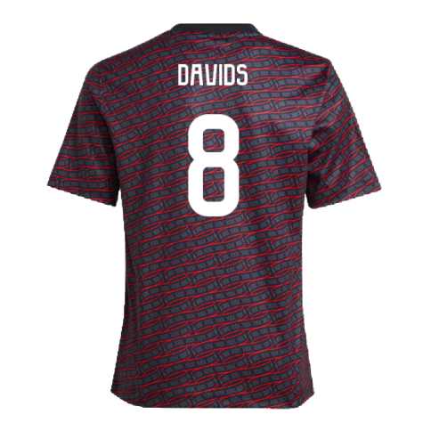 2024-2025 Ajax Pre Match Shirt (Black) - Kids (Davids 8)