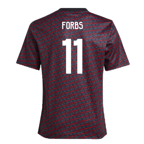 2024-2025 Ajax Pre Match Shirt (Black) - Kids (Forbs 11)