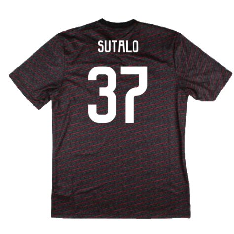 2024-2025 Ajax Pre Match Shirt (Black) (Sutalo 37)