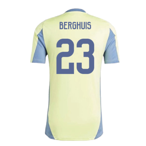 2024-2025 Ajax Training Jersey (Pulse Yellow) (Berghuis 23)