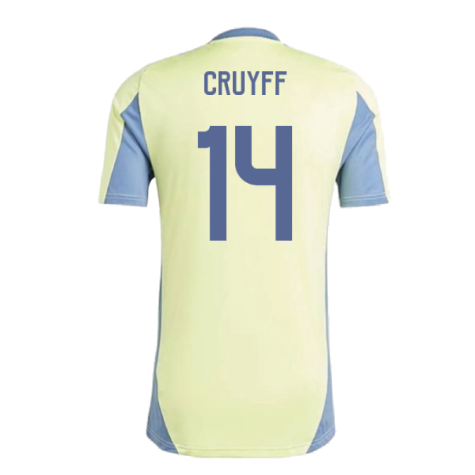 2024-2025 Ajax Training Jersey (Pulse Yellow) (Cruyff 14)