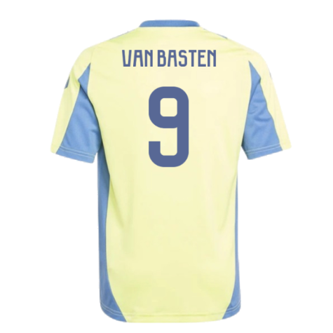 2024-2025 Ajax Training Jersey (Pulse Yellow) - Kids (Van Basten 9)