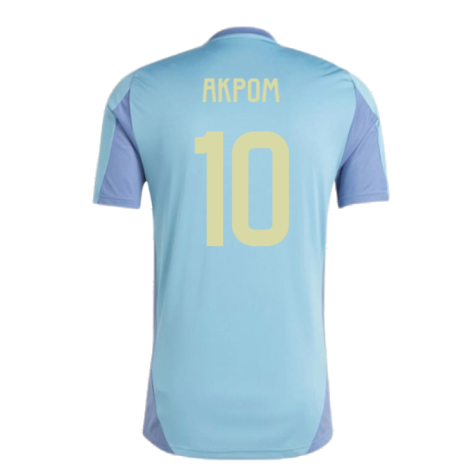 2024-2025 Ajax Training Jersey (Tactile Steel) (Akpom 10)