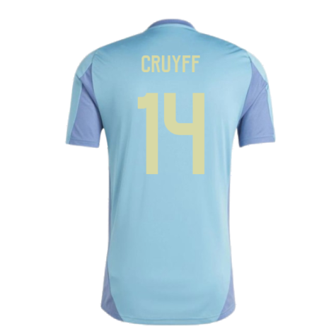 2024-2025 Ajax Training Jersey (Tactile Steel) (Cruyff 14)