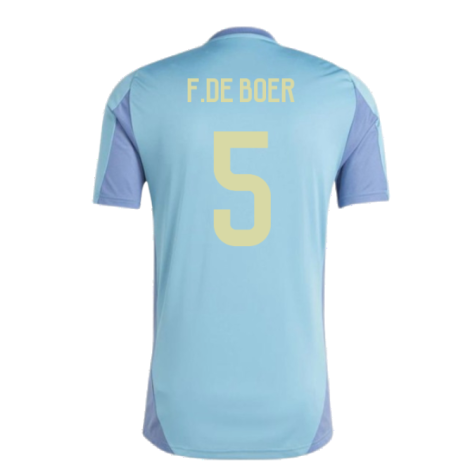 2024-2025 Ajax Training Jersey (Tactile Steel) (F.De Boer 5)