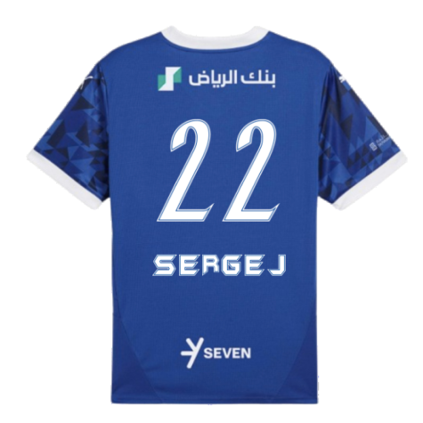 2024-2025 Al Hilal Home Shirt (Sergej 22)