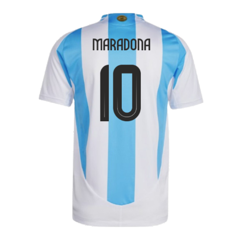 2024-2025 Argentina Authentic Home Shirt (MARADONA 10)