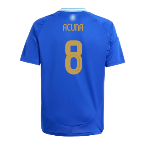 2024-2025 Argentina Away Shirt (Kids) (ACUNA 8)