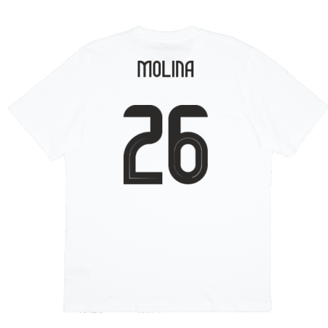 2024-2025 Argentina DNA Graphic Tee (White) (MOLINA 26)