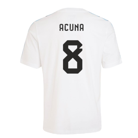 2024-2025 Argentina DNA Tee (White) (ACUNA 8)