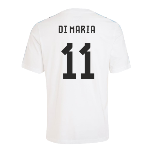 2024-2025 Argentina DNA Tee (White) (DI MARIA 11)