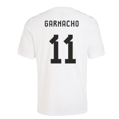 2024-2025 Argentina DNA Tee (White) (GARNACHO 11)