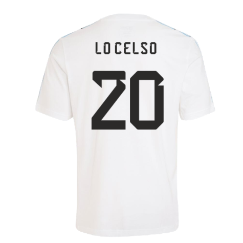 2024-2025 Argentina DNA Tee (White) (LO CELSO 20)