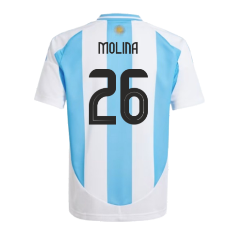 2024-2025 Argentina Home Shirt (Kids) (MOLINA 26)