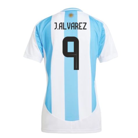 2024-2025 Argentina Home Shirt (Ladies) (J.ALVAREZ 9)