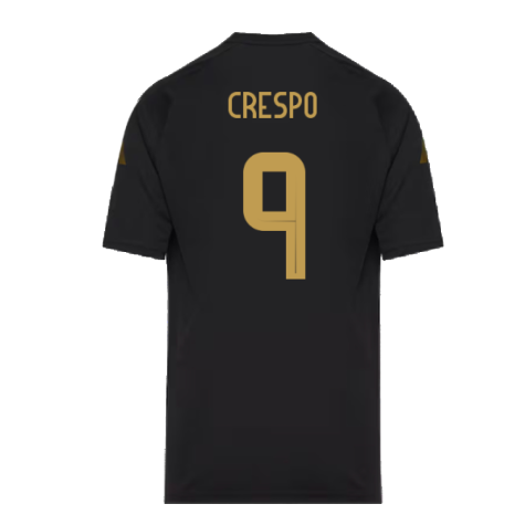 2024-2025 Argentina Pre-Match Shirt (Black) - Kids (CRESPO 9)