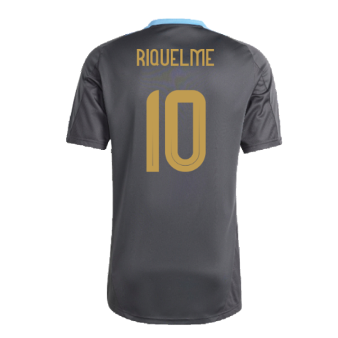 2024-2025 Argentina Training Jersey (Carbon) (RIQUELME 10)