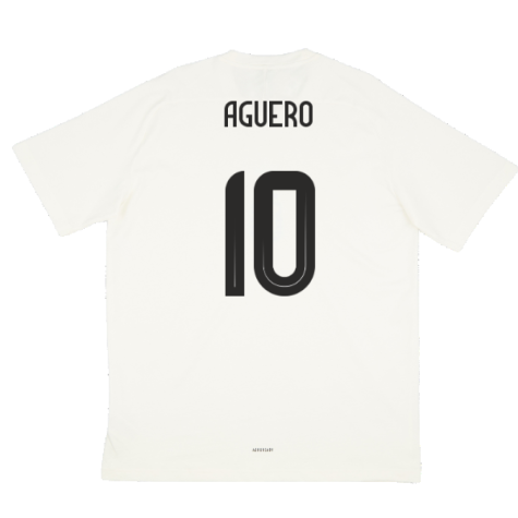 2024-2025 Argentina Travel Tee (White) (AGUERO 10)