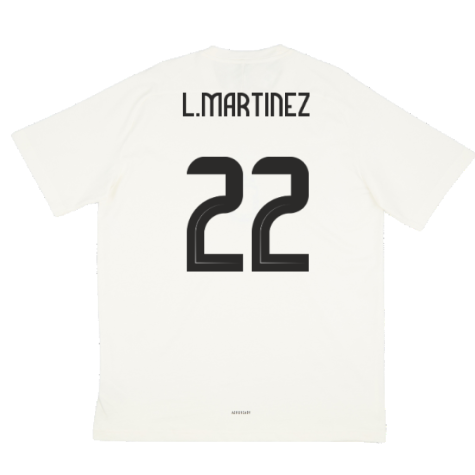 2024-2025 Argentina Travel Tee (White) (L.MARTINEZ 22)