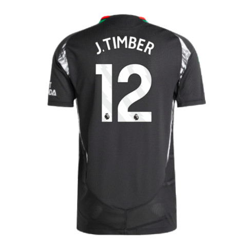 2024-2025 Arsenal Authentic Away Shirt (J.Timber 12)