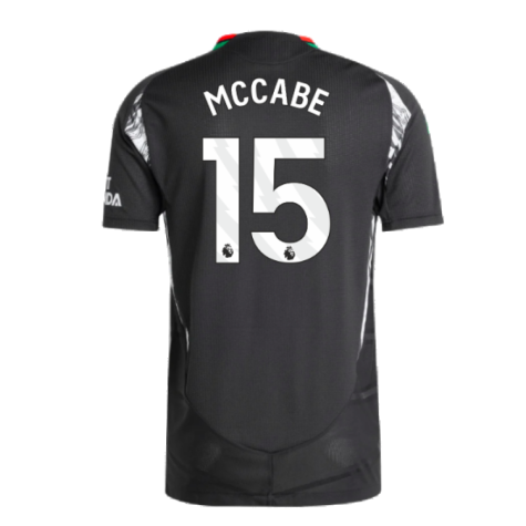 2024-2025 Arsenal Authentic Away Shirt (McCabe 15)