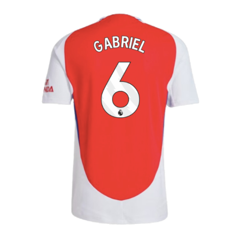 2024-2025 Arsenal Authentic Home Shirt (Gabriel 6)