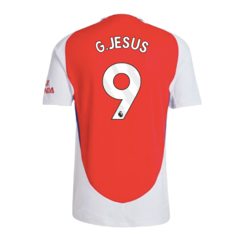 2024-2025 Arsenal Authentic Home Shirt (G.Jesus 9)