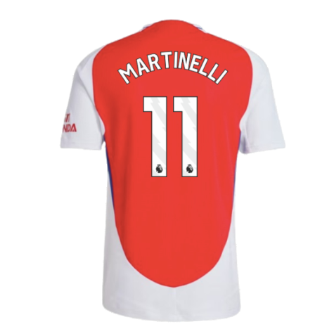 2024-2025 Arsenal Authentic Home Shirt (Martinelli 11)