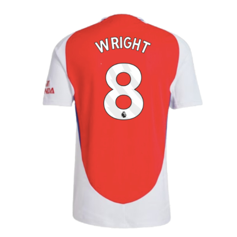 2024-2025 Arsenal Authentic Home Shirt (Wright 8)