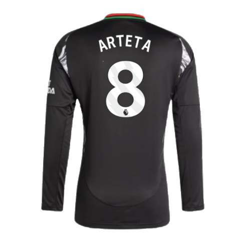 2024-2025 Arsenal Away Long Sleeve Shirt (Arteta 8)