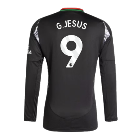 2024-2025 Arsenal Away Long Sleeve Shirt (G.Jesus 9)