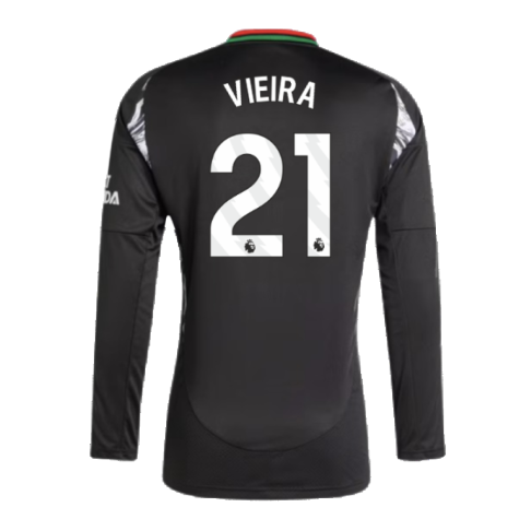 2024-2025 Arsenal Away Long Sleeve Shirt (Vieira 21)