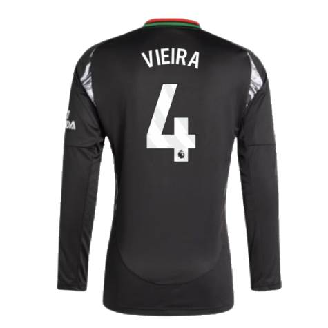 2024-2025 Arsenal Away Long Sleeve Shirt (Vieira 4)