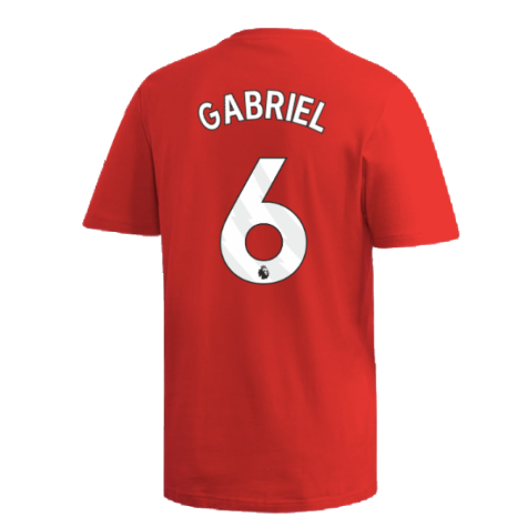 2024-2025 Arsenal DNA Graphic Tee (Red) (Gabriel 6)