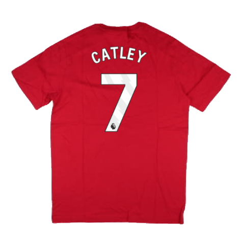 2024-2025 Arsenal DNA Tee (Red) (Catley 7)