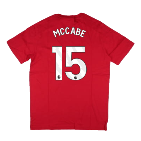 2024-2025 Arsenal DNA Tee (Red) (McCabe 15)