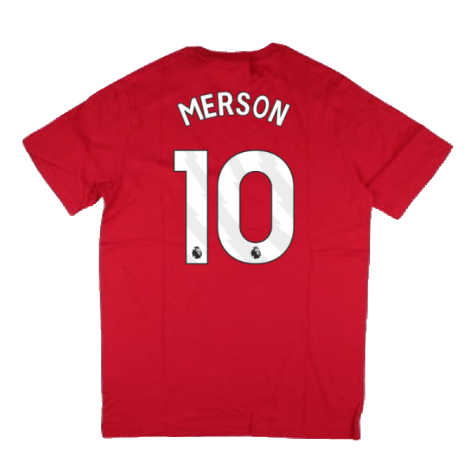 2024-2025 Arsenal DNA Tee (Red) (Merson 10)