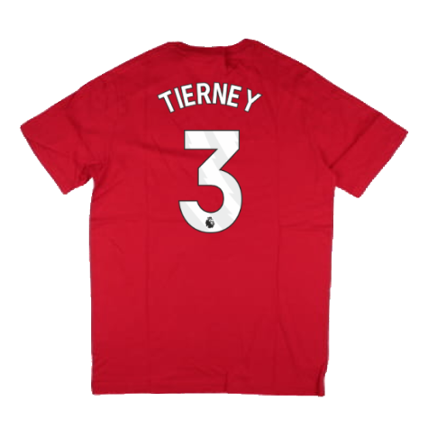 2024-2025 Arsenal DNA Tee (Red) (Tierney 3)