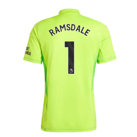 2024-2025 Arsenal Home Goalkeeper Shirt (Yellow) (Ramsdale 1)