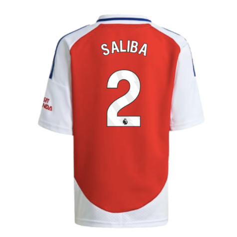 2024-2025 Arsenal Home Mini Kit (Saliba 2)