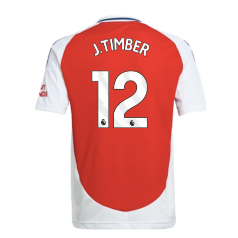 2024-2025 Arsenal Home Shirt (Kids) (J.Timber 12)