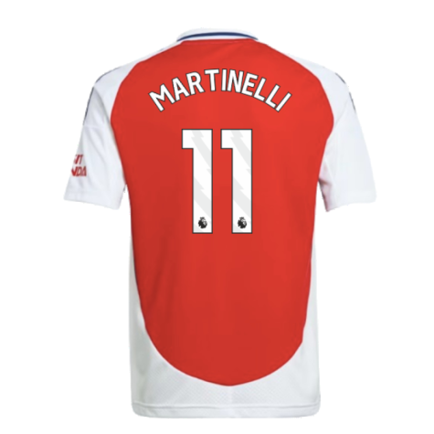 2024-2025 Arsenal Home Shirt (Kids) (Martinelli 11)