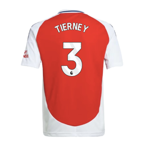 2024-2025 Arsenal Home Shirt (Kids) (Tierney 3)