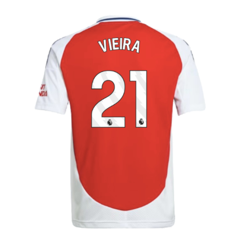 2024-2025 Arsenal Home Shirt (Kids) (Vieira 21)