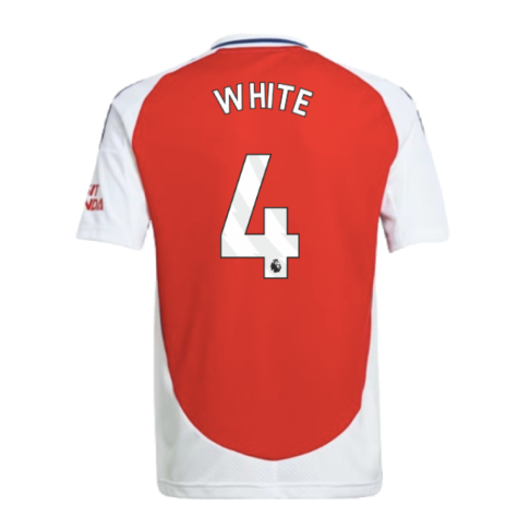 2024-2025 Arsenal Home Shirt (Kids) (White 4)