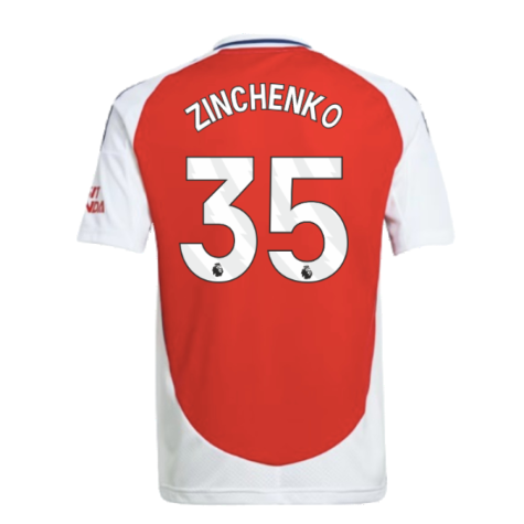 2024-2025 Arsenal Home Shirt (Kids) (Zinchenko 35)