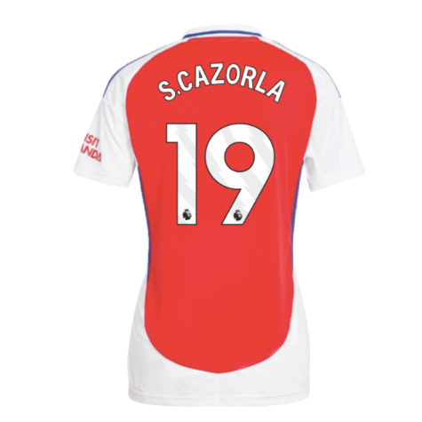 2024-2025 Arsenal Home Shirt (Womens) (S.Cazorla 19)