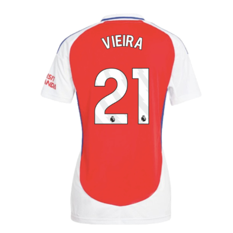 2024-2025 Arsenal Home Shirt (Womens) (Vieira 21)