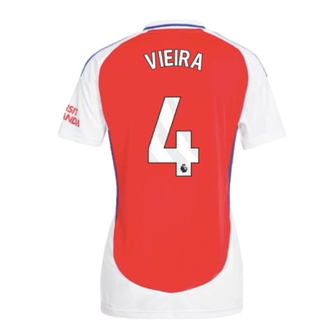 2024-2025 Arsenal Home Shirt (Womens) (Vieira 4)