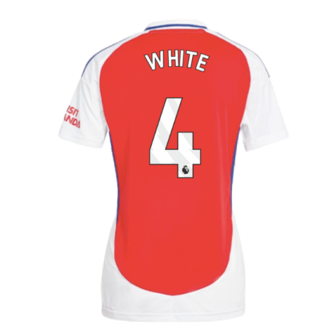 2024-2025 Arsenal Home Shirt (Womens) (White 4)